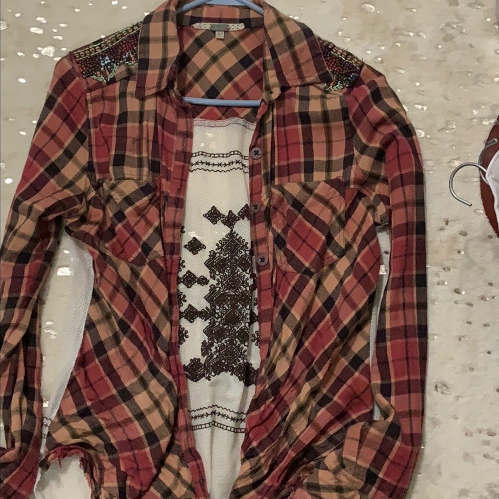 Gimmick flannel